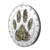 動揺して迷彩柄ドッグポープリント ダーツボード (正面右)