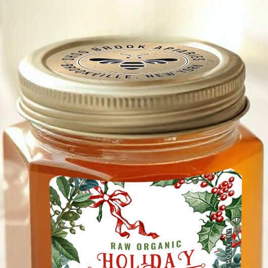 動揺して金ゴールド養蜂家ハネビー養蜂製品 ラウンドシール