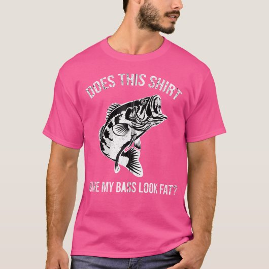 動揺して魚釣り Tシャツ (正面)