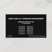 *~* 動揺して AP27米国国旗の森の風景  名刺 (裏面)