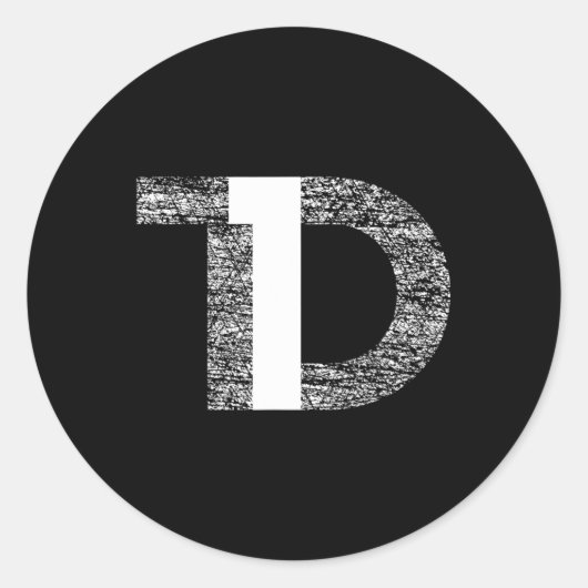 動揺してT1D型一型糖尿病認識度 ラウンドシール (正面)