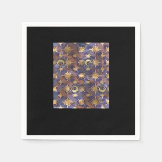 動揺してWhimsigoth壁紙 スタンダードカクテルナプキン (正面)