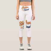 「動揺し、動揺しなかった」 カプリレギンス (正面)