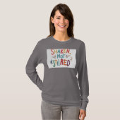 「動揺し、動揺しなかった」 Tシャツ (正面フル)