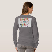 「動揺し、動揺しなかった」 Tシャツ (裏面フル)