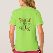 「動揺し、動揺しなかった」 Tシャツ (裏面)