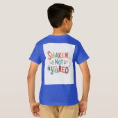 「動揺し、動揺しなかった」 Tシャツ (裏面フル)