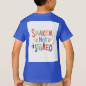 「動揺し、動揺しなかった」 Tシャツ (裏面)