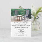 動揺のポーチは退職パーティーの議長を務めます 招待状 (スタンド正面)