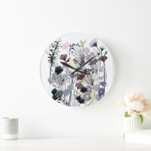 動揺の小花II ラージ壁時計 (ホーム)