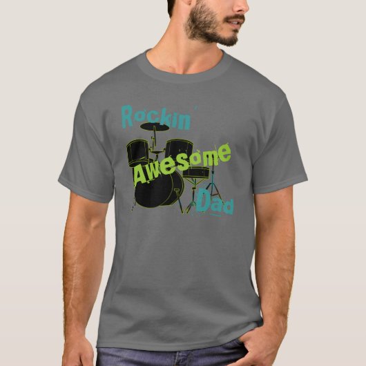 動揺の素晴らしいパパ Tシャツ (正面)