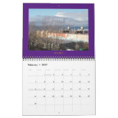 動植物の「ダウンランド」地区カレンダー カレンダー (2月 2027)