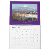 動植物の「ダウンランド」地区カレンダー カレンダー (2月 2026)