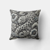 動植物性プリントパターン2 クッション (裏面)