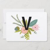 動植物招待状保存日 招待状 (裏面)