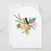 動植物招待状 招待状 (裏面)