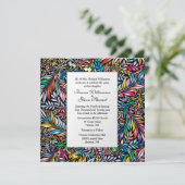 動植物色数々の結婚式招待状 招待状 (スタンド正面)