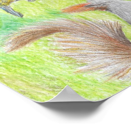 動植物 ポスター (角)