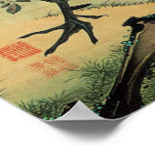 動植綵絵(14)南天雄鶏図, 伊藤若冲 ポスター (角)