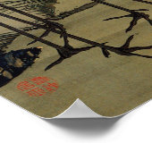 動植綵絵(15)梅花群鶴図, 伊藤若冲 ポスター (角)