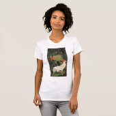 動植綵絵(16)棕櫚雄鶏図, 伊藤若冲 Tシャツ (正面フル)