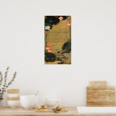 動植綵絵(17)蓮池遊魚図, 伊藤若冲 ポスター (キッチン)