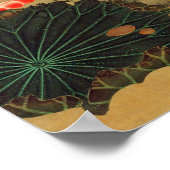 動植綵絵(17)蓮池遊魚図, 伊藤若冲 ポスター (角)