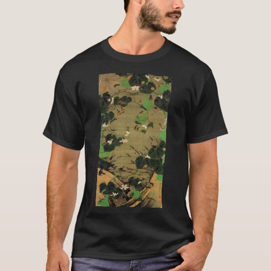 動植綵絵(23)池辺群虫図, 伊藤若冲 Tシャツ (正面)