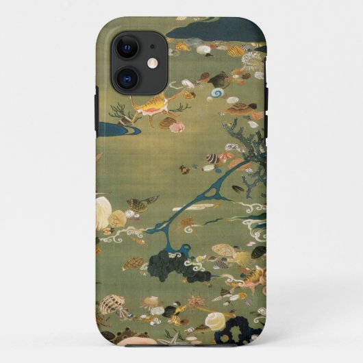 動植綵絵(24)貝甲図, 伊藤若冲 Case-Mate iPhoneケース (裏面)