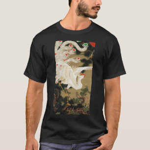 動植綵絵(25)老松白鳳図, 伊藤若冲 Tシャツ