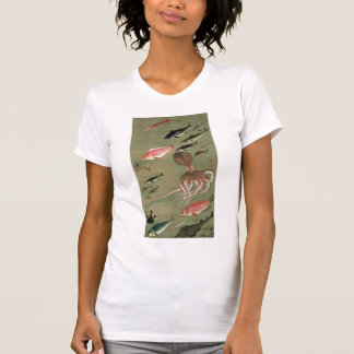 動植綵絵(27)諸魚図, 伊藤若冲 Tシャツ