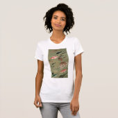 動植綵絵(27)諸魚図, 伊藤若冲 Tシャツ (正面フル)