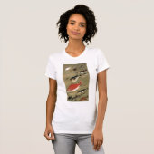 動植綵絵(28)群魚図, 伊藤若冲 Tシャツ (正面フル)
