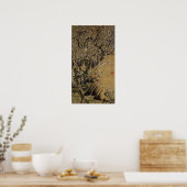 動植綵絵(2)梅花小禽図, 伊藤若冲 ポスター (キッチン)