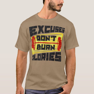 動機づけステートメントダンベルエクササイズフィットネスWor Tシャツ