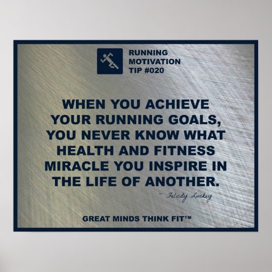 動機ランニングづけのヒント#020 ポスター (正面)