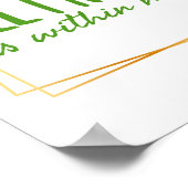 動機前向き付けのことわざ ポスター (角)