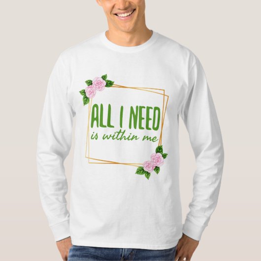 動機前向き付けのことわざ Tシャツ (正面)