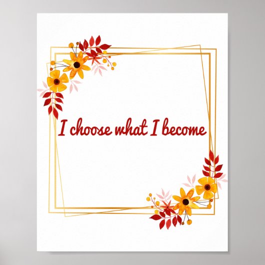 動機前向き付けの肯定 ポスター (正面)