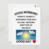 動機前向き ポストカード (正面/裏面)