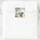 動機感動的付 スクエアシール (バッグ)