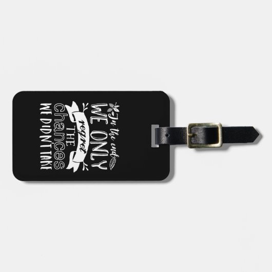 動機感動的引用文の機会獲得 ラゲッジタグ (正面横)