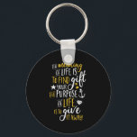 動機感動的引用文人生の意味 キーホルダー<br><div class="desc">モチベーション感動的引用文あなた保はインスパイアあなたと他の人に意欲を起こ対して。他人に優しく接することについての美しいことわざ、与え慈善行為、ボランティアや必要な救済人々の行為。人生の意味は贈り物を見つけることだ。人生の目的は与えその遠くにこと。背景色は希望の色に変更できる。</div>