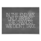 動機、インスピレーション、知恵の言葉。引用文 フォトプリント (正面)