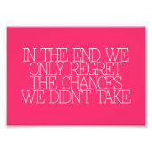 動機、インスピレーション、知恵の言葉。引用文 フォトプリント (正面)