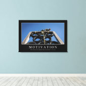 動機：感動的引用文 キャンバスプリント (インサイチュ (ウッドフロア))