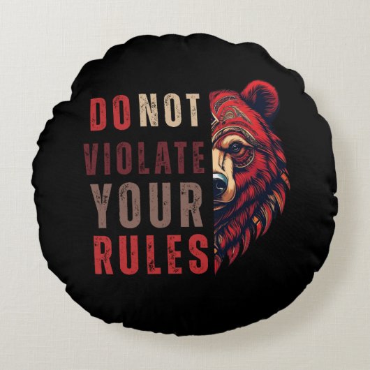 動機 | Forexマインドセット | ベア ラウンドクッション (正面)