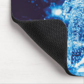 動澄ん中の青い水フィーチャ マウスパッド (コーナー)