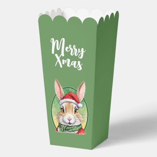 動物おもしろいのクリスマスのお気に入り – ウサギ5 フェイバーボックス (裏面)