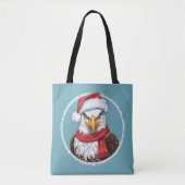 動物おもしろいのクリスマスのお気に入り – Eagle 2 トートバッグ (正面)